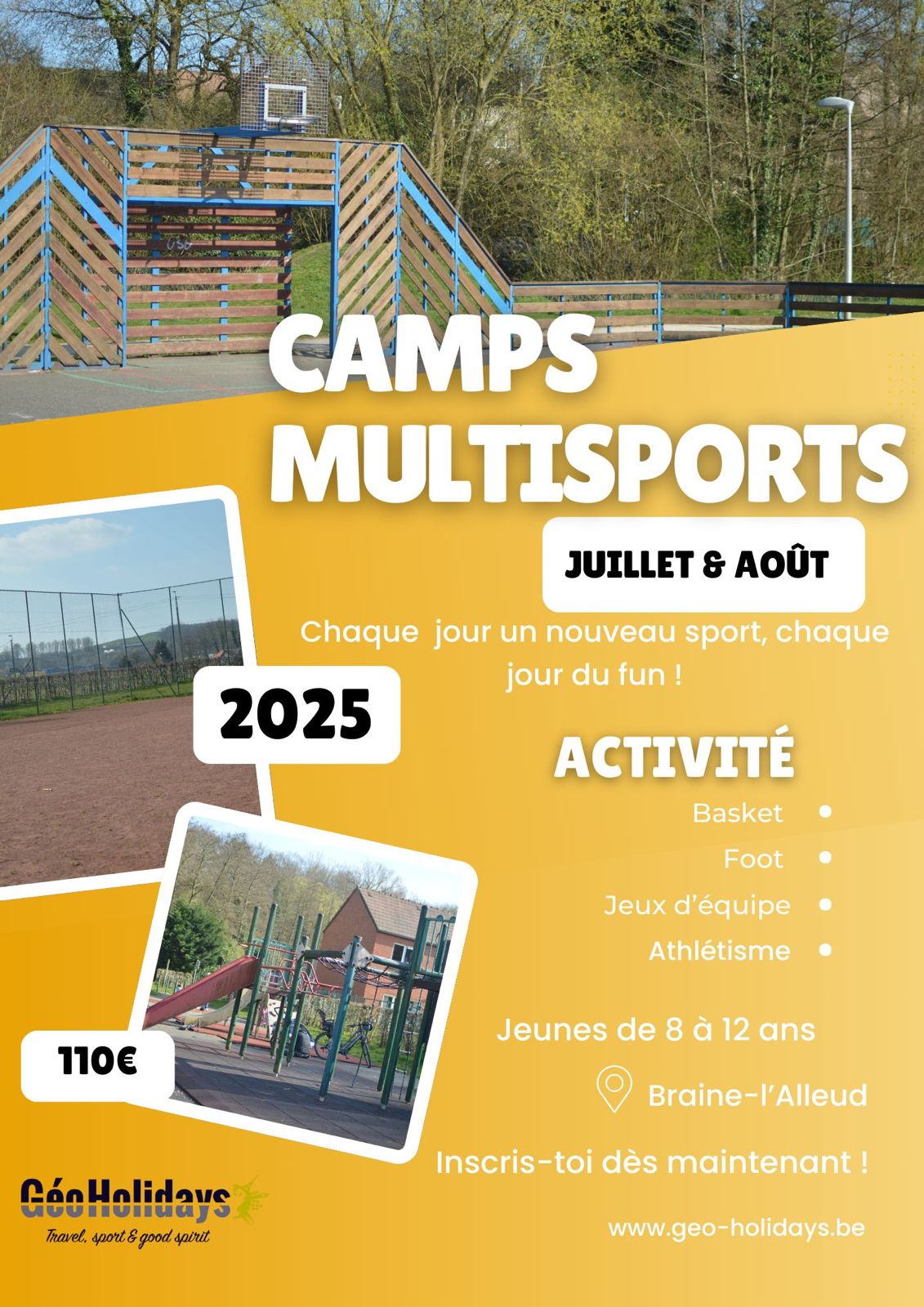 Stage - Γ©tΓ© - Multisport- Belgique
